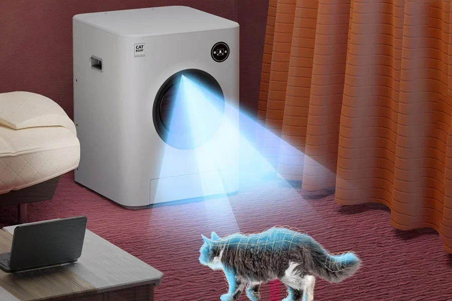 cat litter box that cleans itself